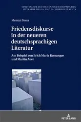 Book cover of Friedensdiskurse in der neueren deutschsprachigen Literatur by Bernhard Spies