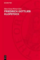 Book cover of Friedrich Gottlieb Klopstock by Hans-Georg Werner