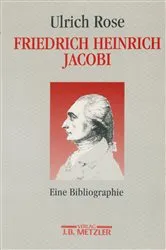 Book cover of Friedrich Heinrich Jacobi by Ulrich Rose