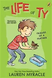 Book cover of Friends of a Feather by Lauren Myracle