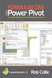Book cover of Fórmulas DAX para PowerPivot by Rob Collie