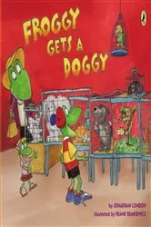 Book cover of Froggy Gets a Doggy by Jonathan London