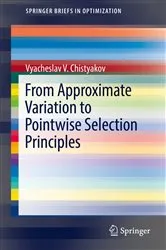 Book cover of From Approximate Variation to Pointwise Selection Principles by Unknown