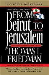 Book cover of From Beirut to Jerusalem by Thomas L. Friedman
