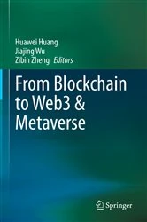 Book cover of From Blockchain to Web3 & Metaverse by Huawei Huang