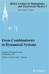 Book cover of From Combinatorics to Dynamical Systems by Frederic Fauvet