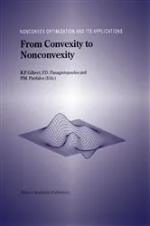 Book cover of From Convexity to Nonconvexity by R.P. Gilbert