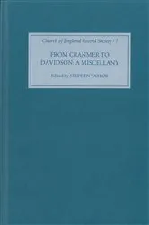 Book cover of From Cranmer to Davidson by Stephen C Taylor