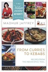 Book cover of From Curries to Kebabs by Madhur Jaffrey