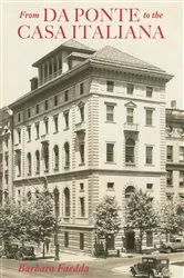 Book cover of From Da Ponte to the Casa Italiana by Barbara Faedda