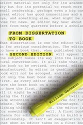 Book cover of From Dissertation to Book by William Germano