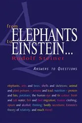 Book cover of From Elephants to Einstein by Rudolf Steiner