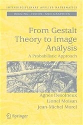 Book cover of From Gestalt Theory to Image Analysis by Agnès Desolneux