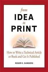 Book cover of From Idea to Print by Roger E. Sanders