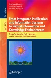 Book cover of From Integrated Publication and Information Systems to Information and Knowledge Environments by Matthias Hemmje