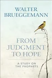 Book cover of From Judgment to Hope by Walter Brueggemann