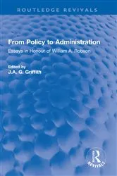 Book cover of From Policy to Administration by Unknown