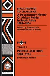Book cover of From Protest to Challenge, Vol. 1 by Gwendolen M. Carter
