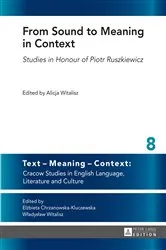 Book cover of From Sound to Meaning in Context by Wladyslaw Witalisz