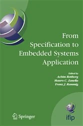 Book cover of From Specification to Embedded Systems Application by Achim Rettberg