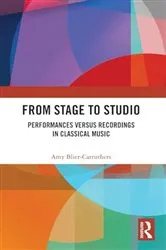 Book cover of From Stage to Studio by Amy Blier-Carruthers