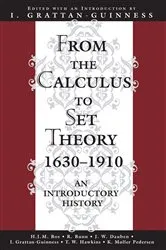 Book cover of From the Calculus to Set Theory 1630-1910 by Unknown