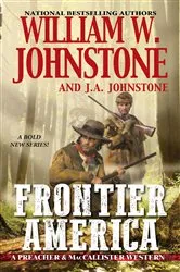 Book cover of Frontier America by William W. Johnstone