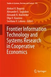 Book cover of Frontier Information Technology and Systems Research in Cooperative Economics by Aleksei V. Bogoviz
