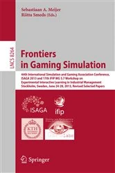 Book cover of Frontiers in Gaming Simulation by Sebastiaan A. Meijer