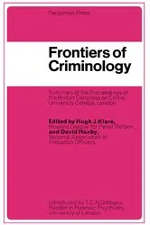 Book cover of Frontiers of Criminology by Unknown
