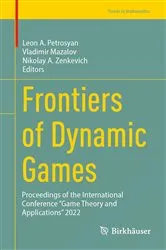 Book cover of Frontiers of Dynamic Games by Leon A. Petrosyan