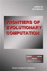 Book cover of Frontiers of Evolutionary Computation by Anil Menon