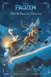 Book cover of Frozen: Olaf & Sven On Thin Ice by Elizabeth Rudnick
