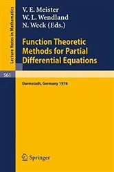 Book cover of Function Theoretic Methods for Partial Differential Equations by V. E. Meister