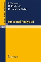 Book cover of Functional Analysis II by Unknown