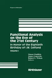 Book cover of Functional Analysis on the Eve of the 21st Century by Simon Gindikin