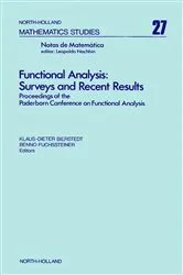Book cover of Functional Analysis: Surveys and Recent Results by Klaus Dieter Bierstedt