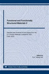 Book cover of Functional and Functionally Structured Materials V by Yafang Han