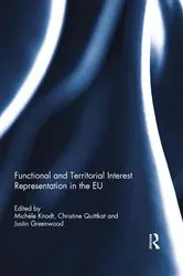 Book cover of Functional and Territorial Interest Representation in the EU by Michèle Knodt