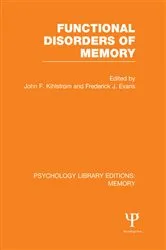 Book cover of Functional Disorders of Memory (PLE: Memory) by Unknown