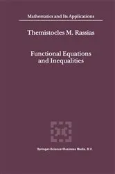 Book cover of Functional Equations and Inequalities by Themistocles RASSIAS