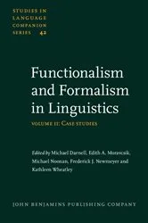 Book cover of Functionalism and Formalism in Linguistics by Unknown