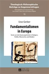 Book cover of Fundamentalismen in Europa by Uwe Gerber