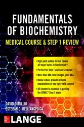 Book cover of Fundamentals of Biochemistry Medical Course and Step 1 Review by David DiTullio