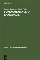Book cover of Fundamentals of Language (2nd ed.) by Roman Jakobson