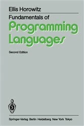 Book cover of Fundamentals of Programming Languages (2nd ed.) by E. Horowitz