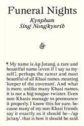 Book cover of Funeral Nights by Kynpham Sing Nongkynrih