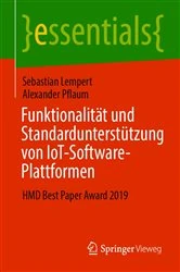 Book cover of Funktionalität und Standardunterstützung von IoT-Software-Plattformen by Sebastian Lempert