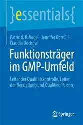 Book cover of Funktionsträger im GMP-Umfeld by Patric U. B. Vogel