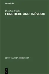 Book cover of Furetière und Trévoux by Unknown